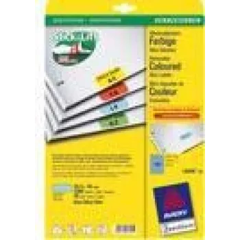 Pašlīmējošā etiķete Avery L6048-20 Zila