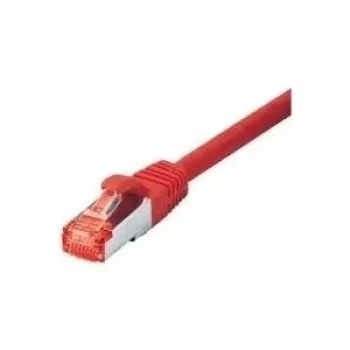 Tecline Patch-Cable RJ-45 (Tēviņš) uz RJ-45 (Tēviņš) 1.5 m SFTP PiMF CAT 6 Halogēnu nesaturošs, Snagless Sarkans (715015R)