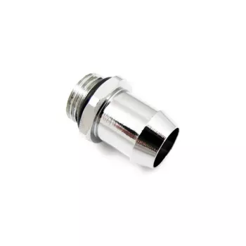 XSPC taisnais savienotājs G1/4 collas AG uz 13mm ID - hroms Sudrabs