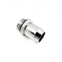 XSPC taisnais savienotājs G1/4 collas AG uz 13mm ID - hroms Sudrabs