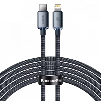 Baseus CAJY000301 mobilā tālruņa kabelis Pelēks 2 m USB C Lightning