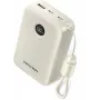Power Bank Vention 20000mAh 22.5W — 2× USB-C, 1× USB-A, Bēšs