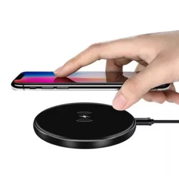 Bezvadu lādētājs Devia Aurora Series Ultra-slim V2 10W — Melns
