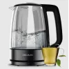 Cecotec Tējkanna ThermoSense 340 Clear, 2200 W, 1.7 L, stikla, 360° grozāma pamatne