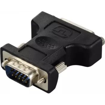 Renkforce RF-6667626 DVI-VGA adapteris [1x DVI ligzda 24+5 - 1x VGA spraudnis] Melns