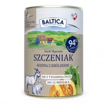 BALTICA regional flavours Kucēns Kaza ar trusi - mitrā suņu barība - 400g