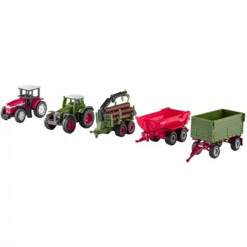 Lauksaimniecības transportlīdzekļu komplekts Siku Farmer 8300 — preslietie lauksaimniecības tehnikas modeļi