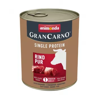 ANIMONDA GranCarno Adult Single Protein Liellopu gaļa - mitrā suņu barība - 800g