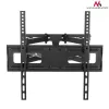 TV sienas stiprinājums MACLEAN MC-760 32–55 collu televizoriem, tērauds, VESA līdz 400x400, 30 kg, melns, 9.6–44.8 cm