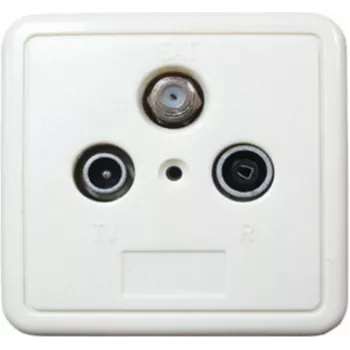 ShiverPeaks 83905-1SETLW BK+SAT 3-virzienu antenas kontaktligzda