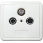ShiverPeaks 83905-1SETLW BK+SAT 3-virzienu antenas kontaktligzda