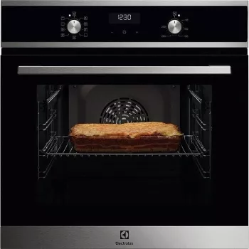 Iebūvējamā elektriskā krāsns Electrolux EOF5F50BX, 65 L, katalītiskā tīrīšana, 8 programmas, LED displejs, nerūsējošā tērauda rokturi