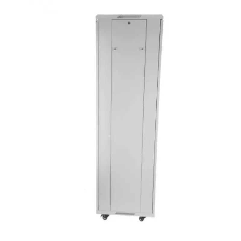 SOMI Networks 42U, 19 inch brīvi stāvošs skapis | 42U-80/100NACP | Pelēks | Max Slodze 800 kg; noņemami un bloķējami sānu paneļi; perforētas metāla durvis; neizmontēts | Dziļums: 100 cm