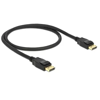 DisplayPort kabelis DeLOCK 85506 0,5 m Melns