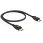 DisplayPort kabelis DeLOCK 85506 0,5 m Melns