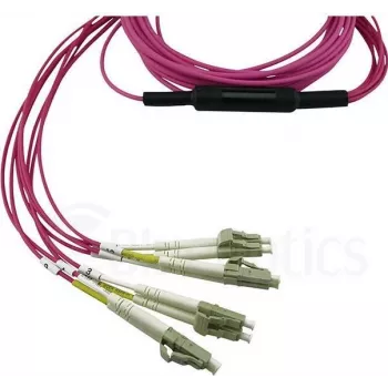 BlueOptics X66205-1-BO InfiniBand optiskās šķiedras kabelis 1 m MPO uz 4x LC OM4