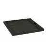 Plaukts 19 inch 1U 750mm 80kg melns plastmasas Triton RAB-UP-750-A4