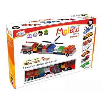 Transportlīdzekļu komplekts Popular Playthings Magnetic Mix or Match