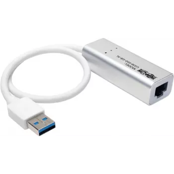 Tripp Lite U336-000-GB-AL USB 3.0 SuperSpeed uz Gigabit Ethernet tīkla adapteris - 10/100/1000 - Plug-and-Play - Alumīnijs