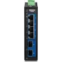 Industriālais 6-portu 2.5G DIN-sliedes slēdzis TRENDnet TI-G5062 ar metāla korpusu