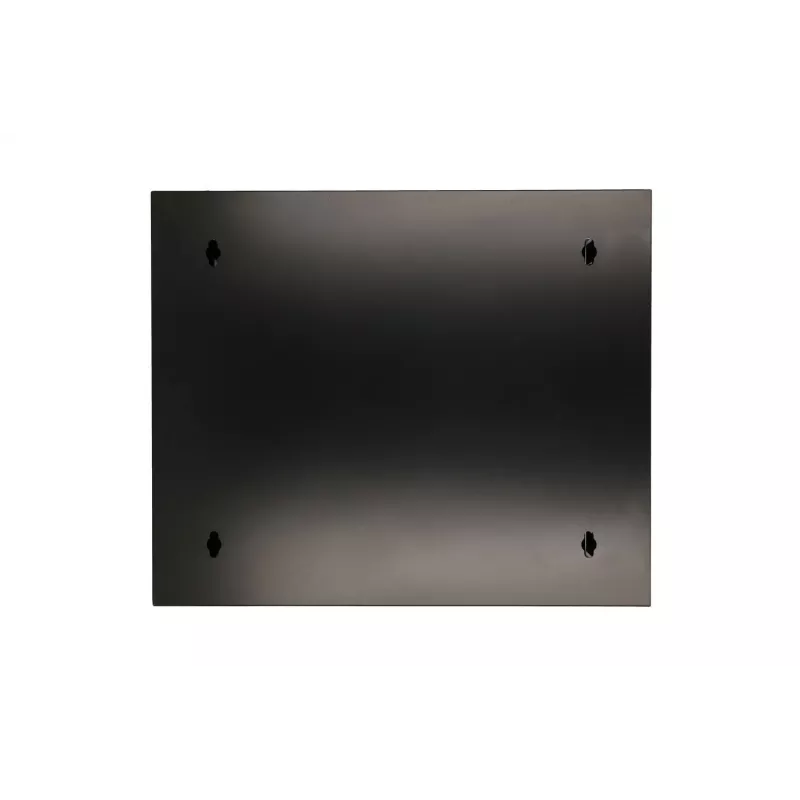 Extralink Rack skapis 9U 600x600 AZH Melns, sienas stiprinājums, veramās durvis