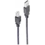 USB kabelis ShiverPeaks BS13-23055 5m USB A USB B Melns