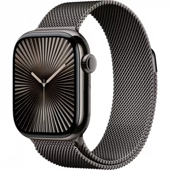 APPLE Watch Series 10 GPS + Cellular 42mm Slate Titanium Korpusā ar Slate Milanese Cilpu