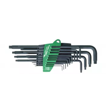 L-torx atslēgu komplekts Wiha 24312 (T5–T50, 13 gab.)