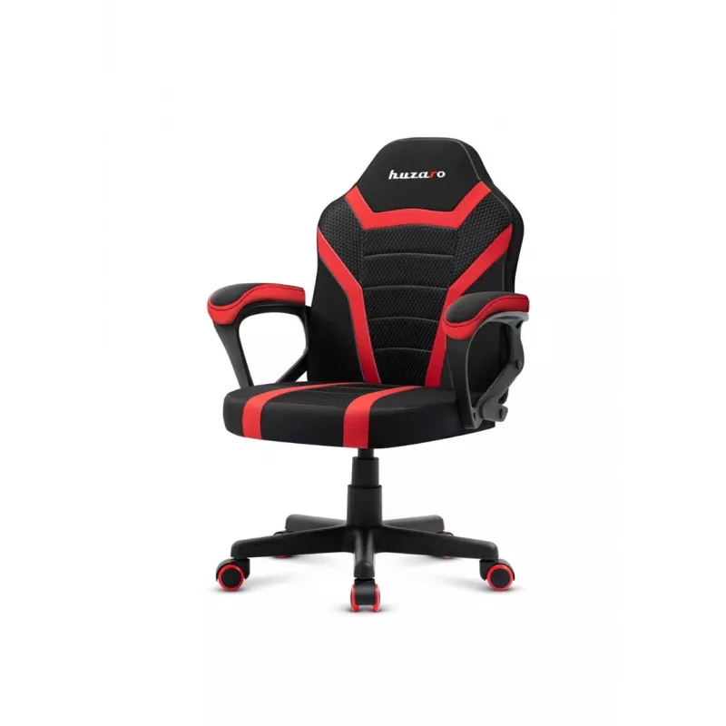 Bērnu spēļu krēsls Huzaro Ranger 1.0 Red Mesh, melns, sarkans