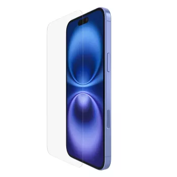 Stikla aizsargplēve Belkin ScreenForce iPhone 16 Plus Antibakteriāls rūdīts stikls