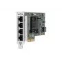 HPE 366T tīkla adapteris - PCIe 2.1 x4 Low-Profile - 4x Gigabit Ethernet