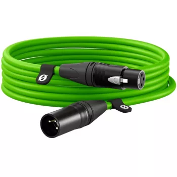 Premium XLR kabelis XLR6M-G zaļš (gaiši zaļš, 6 metri)