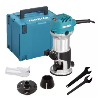 Makita RT0702CJ maršrutētājs/trimeris Melns, Zils, Nerūsējošais tērauds 34000 RPM 710 W