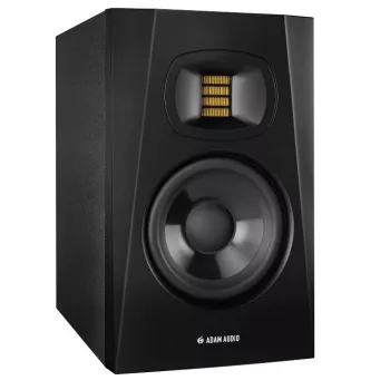 Studijas monitoru skaļruņi ADAM AUDIO T5V, 5 collu zemfrekvences skaļrunis, 1,9 collu augstfrekvences skaļrunis, 45–25 000 Hz, 106 dB, melns