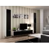 Cama slēgts Skapis VIGO '180' 180/40/30 balts/melns glancēts