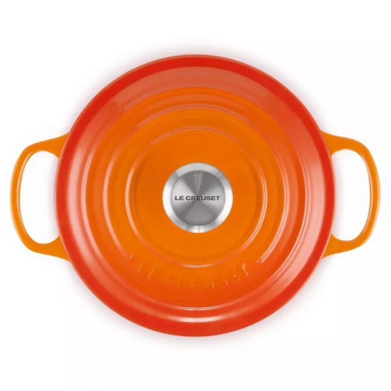 Le Creuset Signature Cepšanas Trauks apaļš 18 cm vulkāns