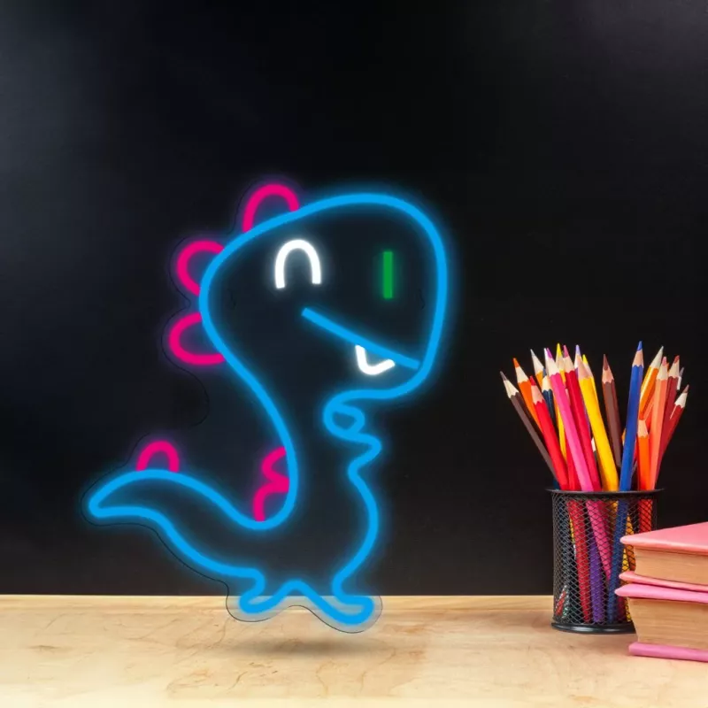 Dekoratīvā neona gaisma MANTA SNL56MT Dinozaurs
