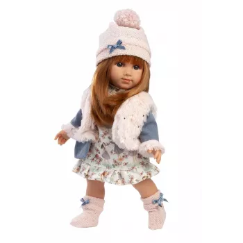 Leļļu Llorens Nicole 35 cm — reālistiskas sejas vaibsti, mīksts ķermenis, mazuļa lelle