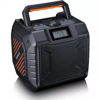 Pārnēsājams digitālais radio Lenco ODR-160GY Pelēks FM/AM ar digitālo uztvērēju un kompaktu dizainu
