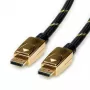 ROLINE 11.04.5920 DisplayPort kabelis 1 m Melns - Zelts