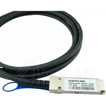 DAC kabelis CBO QSFP28 uz 4×SFP28, tiešā pieslēguma varš, 3 m