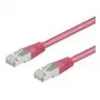 Wentronic Goobay CAT 5e Patch Kabelis, SF/UTP, Fuksīns, 3 m - CCA Vara Maisījums (93416)