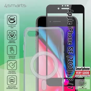4smarts 360° Starter Set caurspīdīgs telefona maciņš 11.9 cm