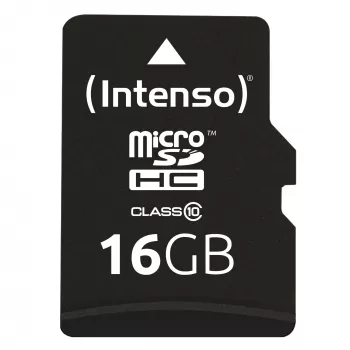 Atmiņas karte MICRO SDHC 16GB C10 ar adapteri 3413470 INTENSO