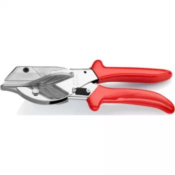 Knipex 94 35 215 leņķa šķēres plastmasas un gumijas profiliem, 215 mm