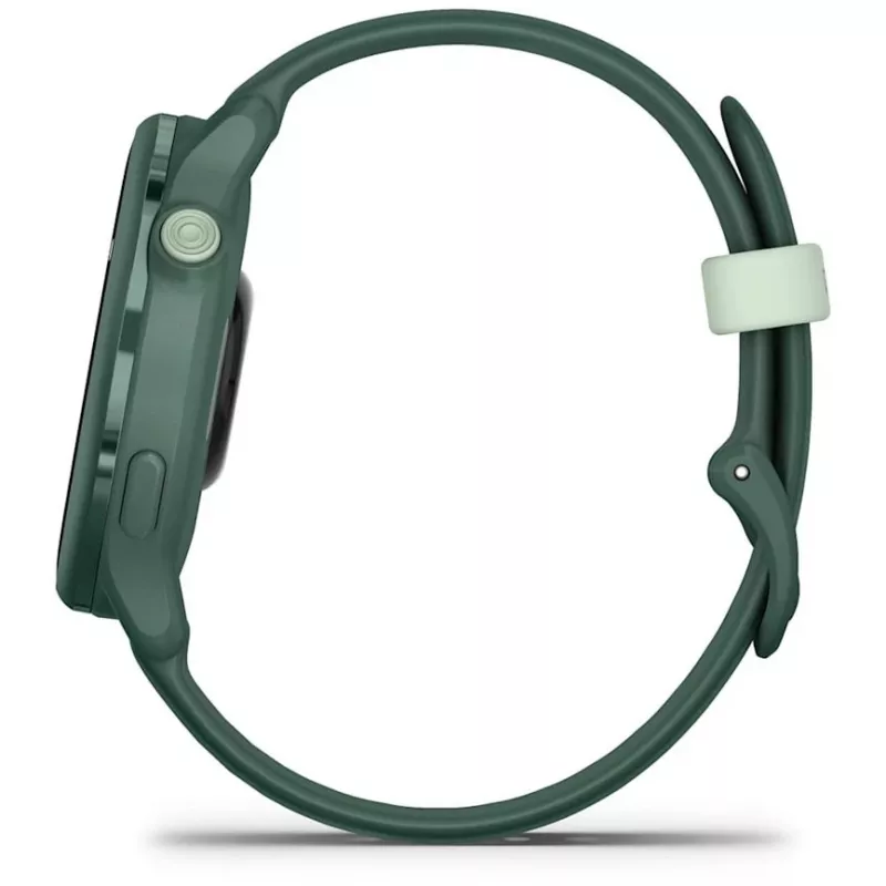Viedpulkstenis GARMIN vívoactive 6 – sporta pulkstenis, 42 mm alumīnija/polimēra korpuss, AMOLED 1,2 collu, GPS, 5 ATM, optiskais HR, SpO2, 8 GB, zaļš