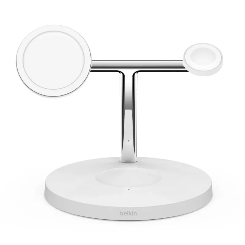 Belkin WIZ017vfWH bezvadu ātrās uzlādes lādētājs austiņām, 15 W, balts