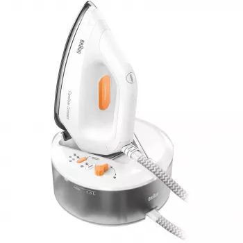 Braun CareStyle Compact IS 2132 2400 W 1.5 L EloxalPlus zole Apelsīnu, Balts