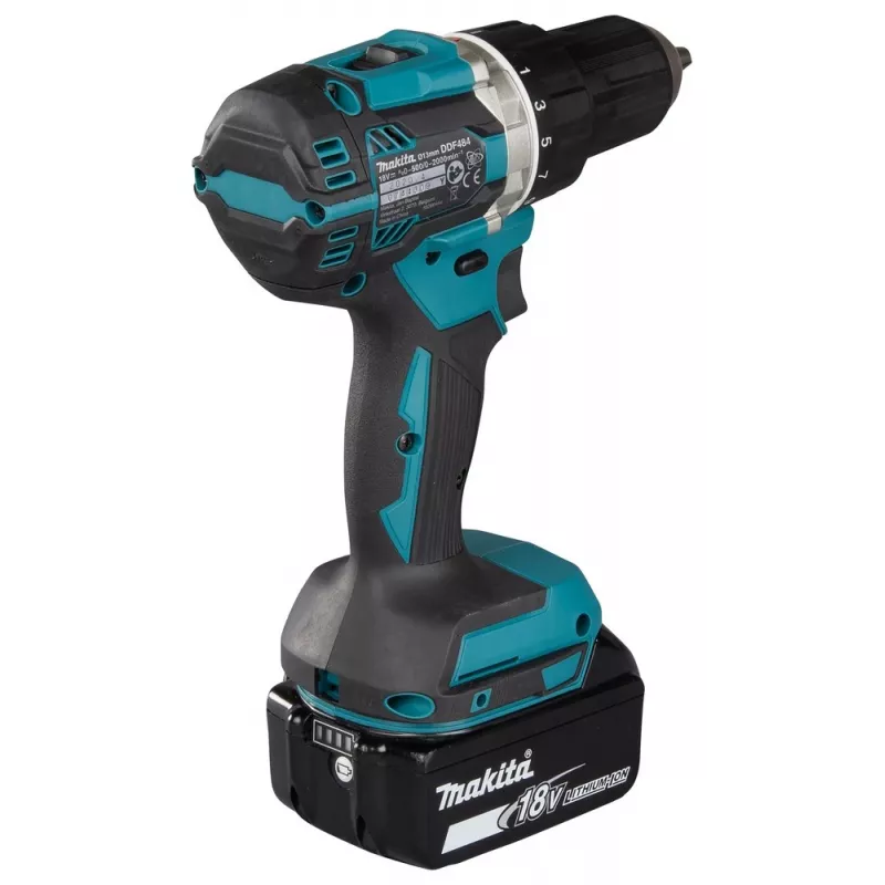 Makita DDF484RFJ urbjmašīna 2000 RPM 1.8 kg Melna, Zila