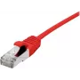 Dexlan 858730 CAT6a S/FTP Ethernet vads 1 m, sarkans